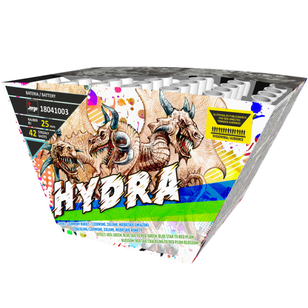 42 Shot Hydra Fanned Cake