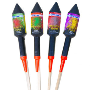 Vulcan Midnight Finale Rockets 1.3G - Pack of 4