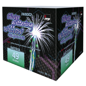 49s SILVER GLITTERING WILLOW & GREEN TAILS PRO CAKE (CE CAT 3) NEW