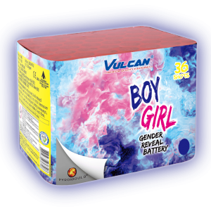 Vulcan Gender Reveal Cake – BOY / BLUE