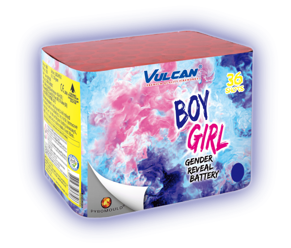 Vulcan Gender Reveal Cake – BOY / BLUE