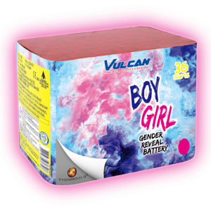Vulcan Gender Reveal Cake – GIRL / PINK