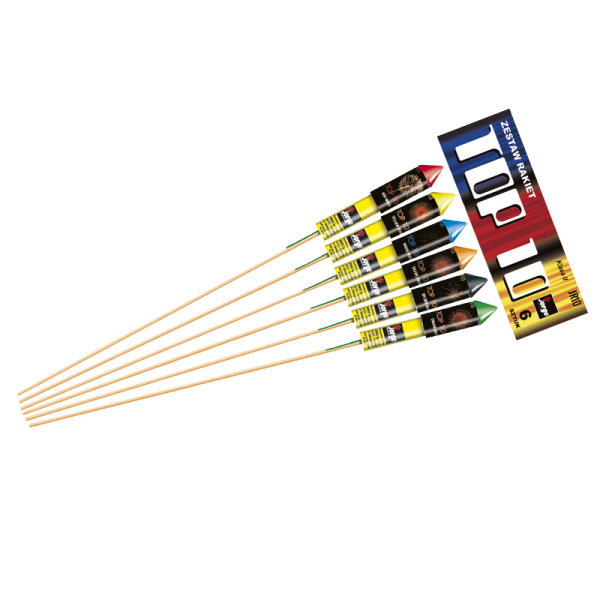 TOP TEN ROCKETS (6 PACK)