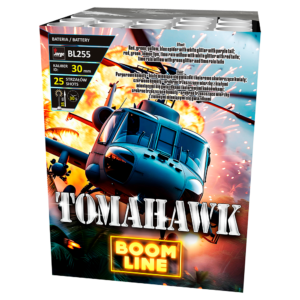 Jorge Boom Line Tomahawk - 25 Shot 30mm Firework | 59 Buckaroonies