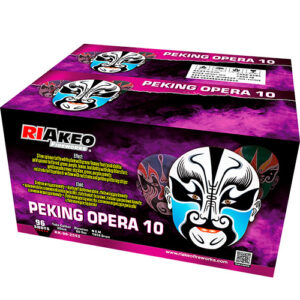 Riakeo Peking Opera 10 - 96 Shot Firework Battery | 399 Nicker